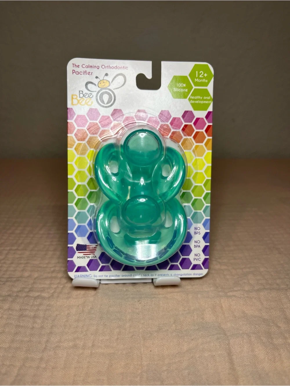 Calming Orthodontic Pacifier - Teal